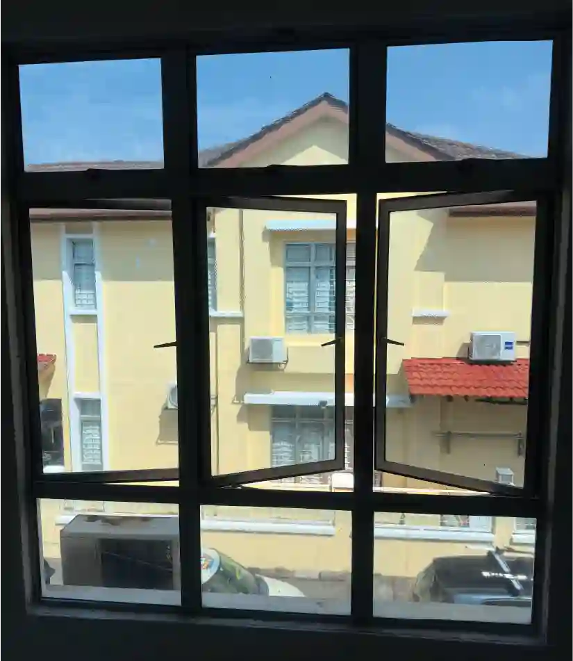 Ckool installer fitting window film on site